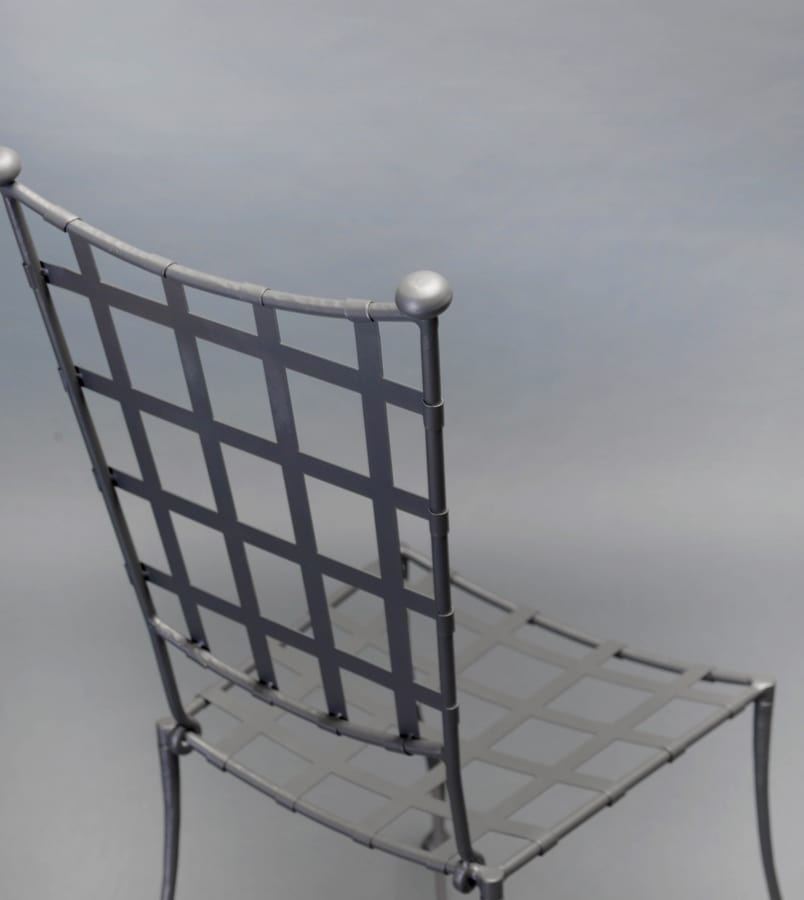 INTRECCIO GF4004CH, Outdoor chair in gray stainless steel
