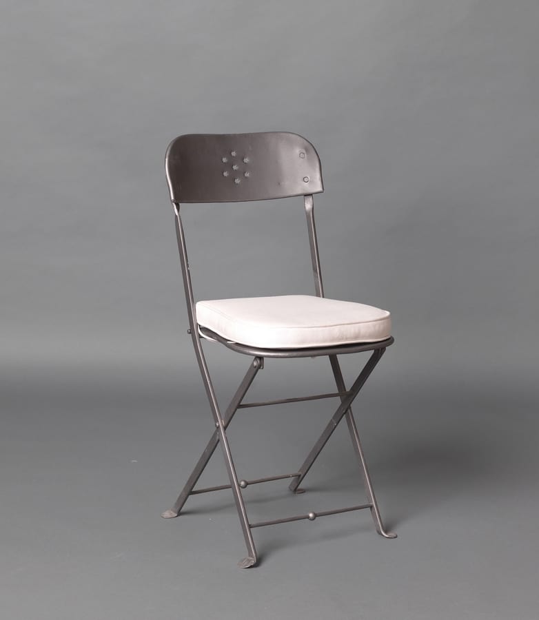 PILA GF4018CH, Folding steel chair for outdoor
