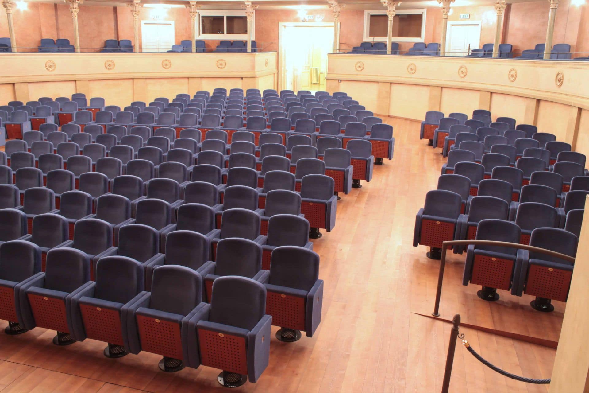 Lugano armchairs in Ariosto Teather