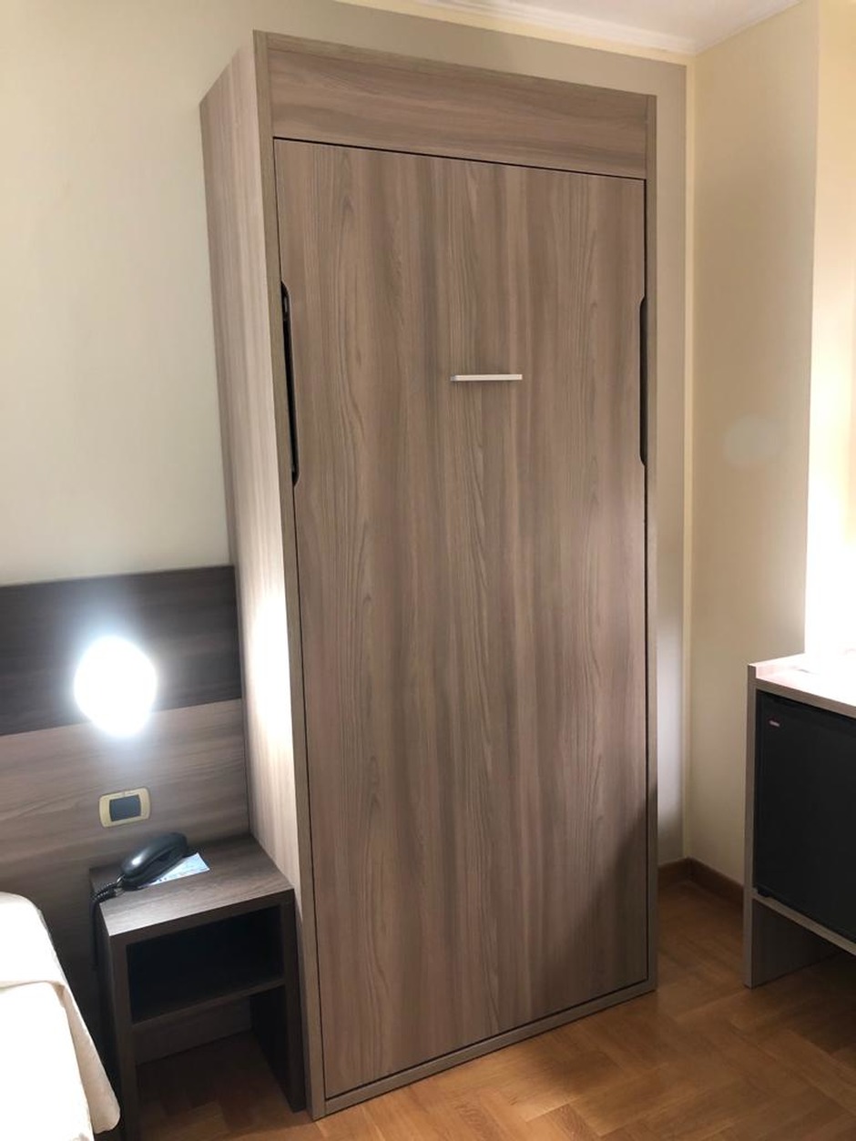 Hotel room furniture in Genoa, Italy