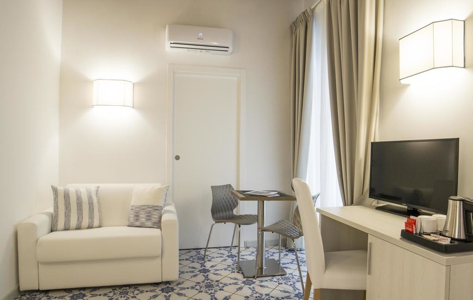 Hotel room furniture in Naples, Italy