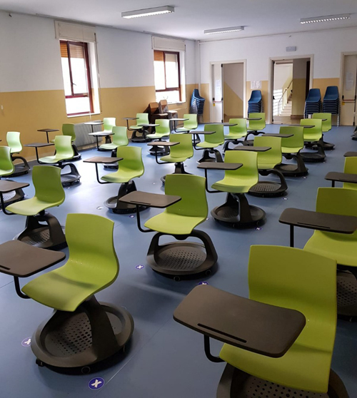 New anti-covid layout for Schools - Vicenza