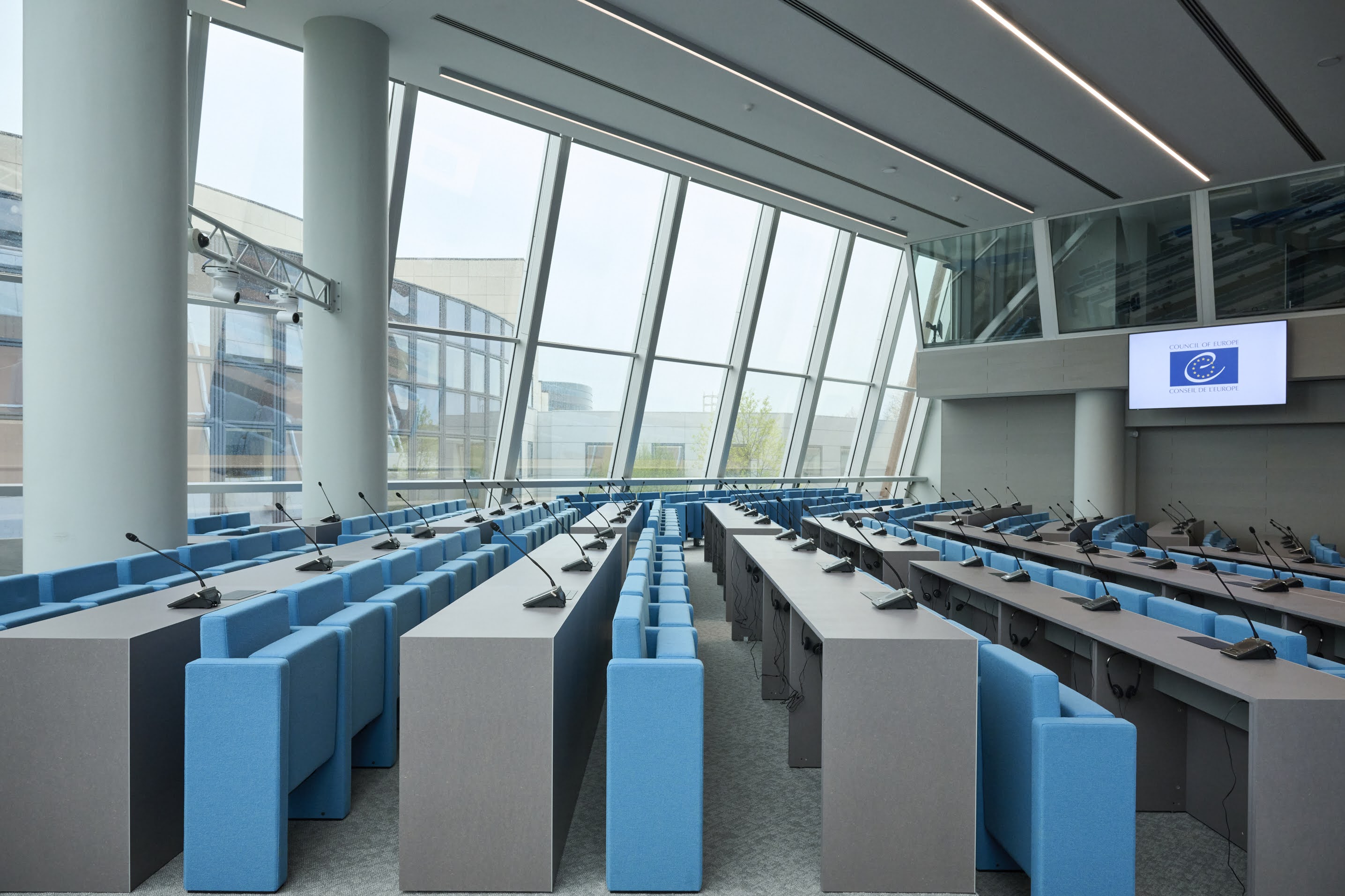 Room 1 of the European Council in Strasbourg