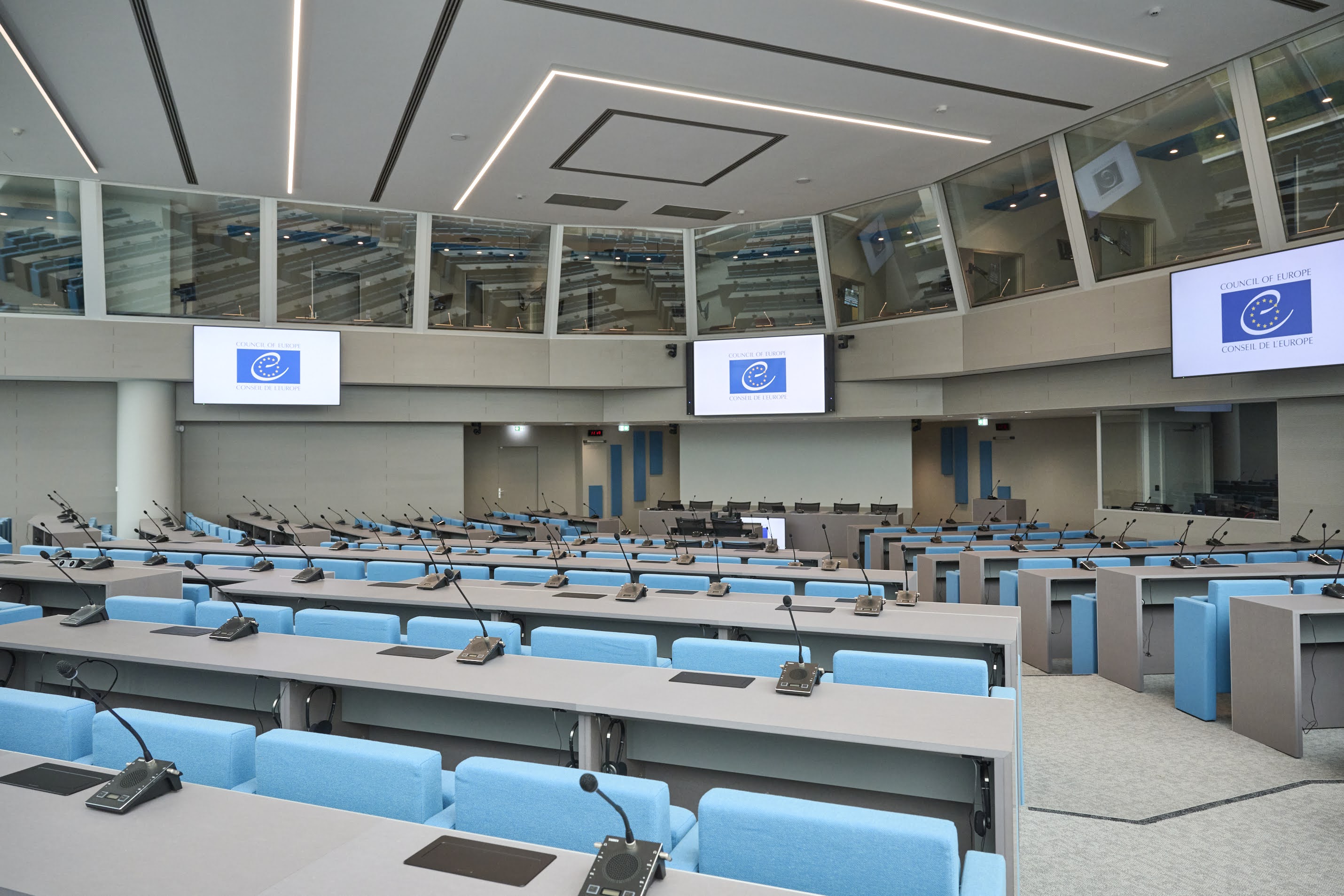 Room 1 of the European Council in Strasbourg