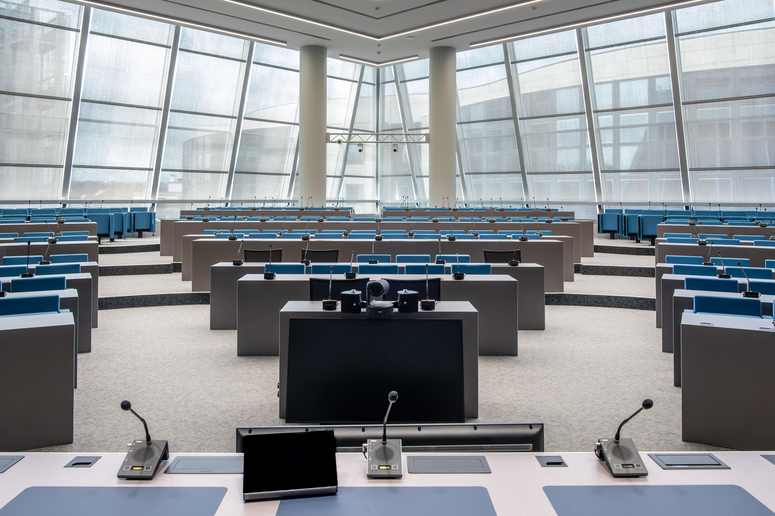 Room 1 of the European Council in Strasbourg