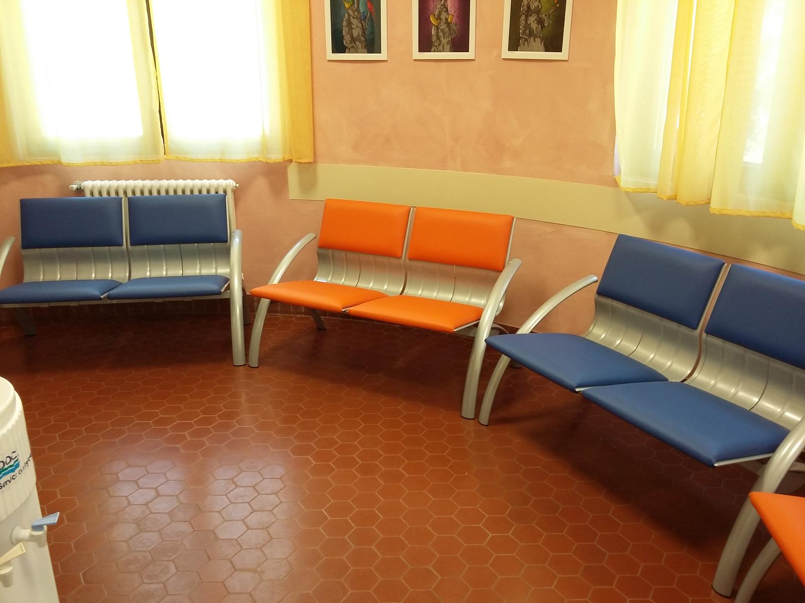 Waiting room at IOV Hospital - Padua